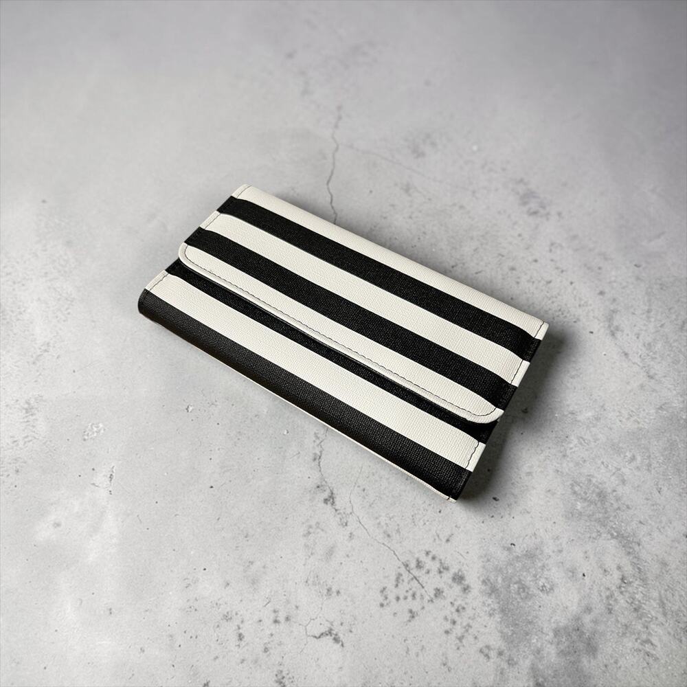 Kut from the Kloth Slim Striped Tri-Fold Wallet AWESOME Condition